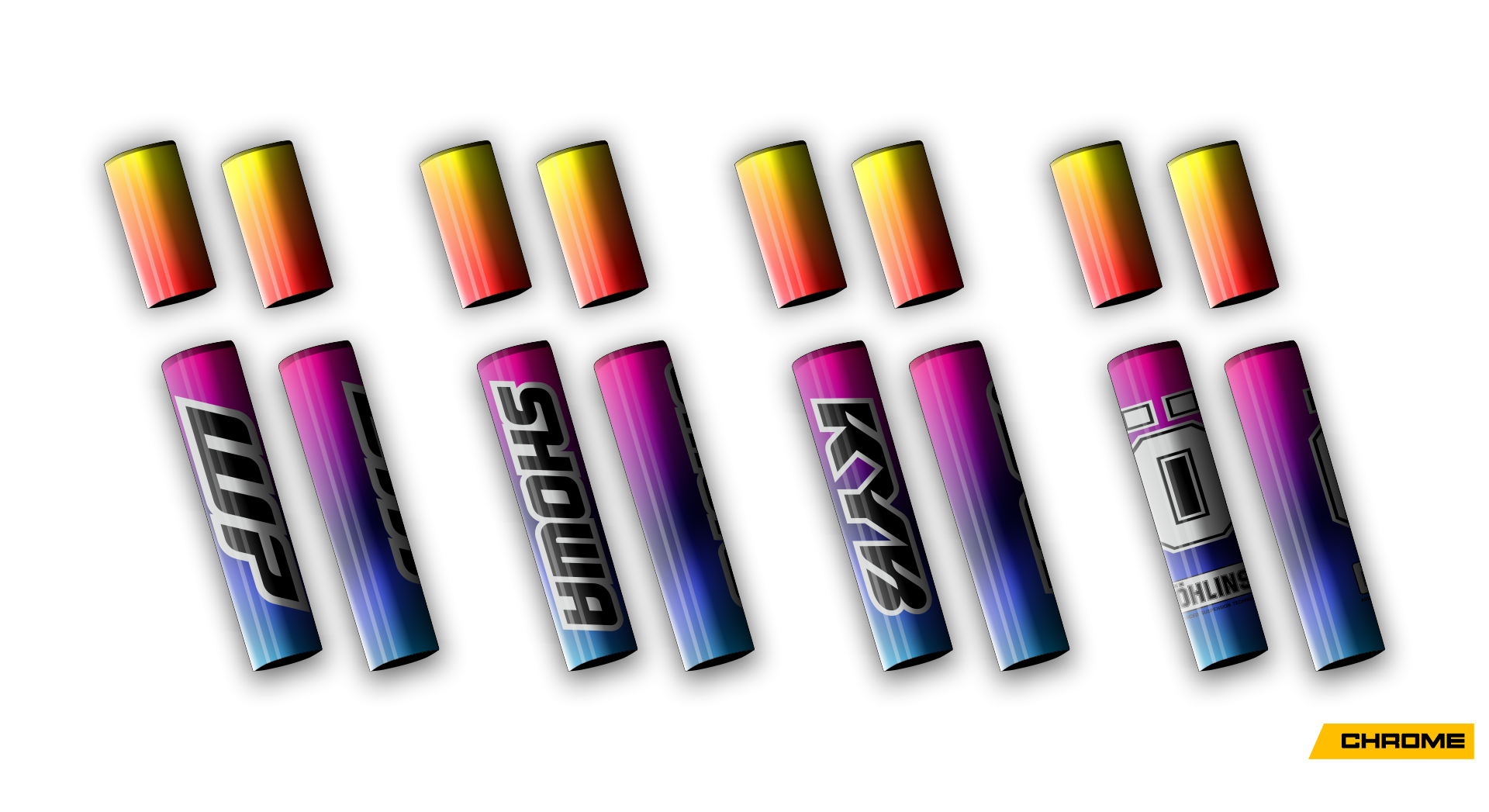 4 PCS Forks Set - Chrome 1