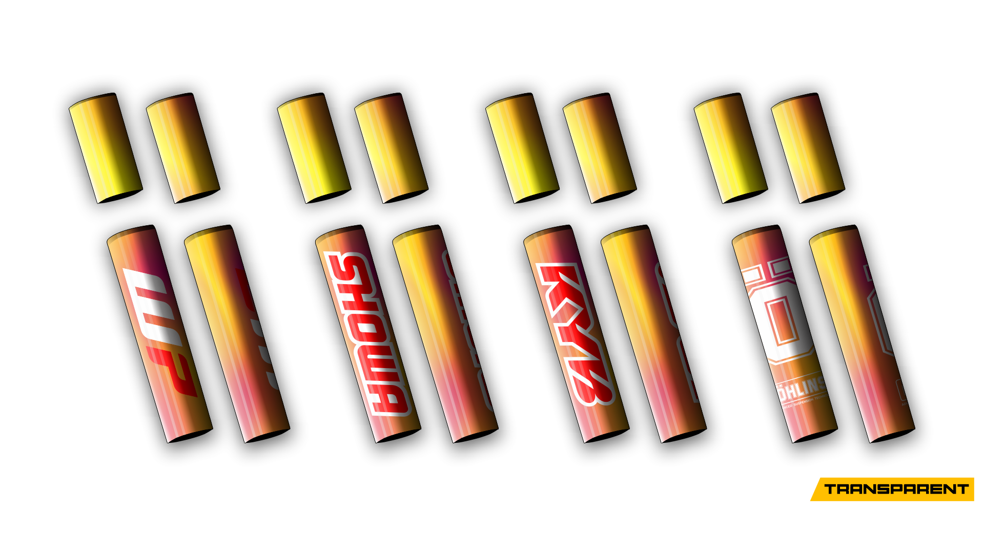 4 PCS Forks Set - Transparent - Candy