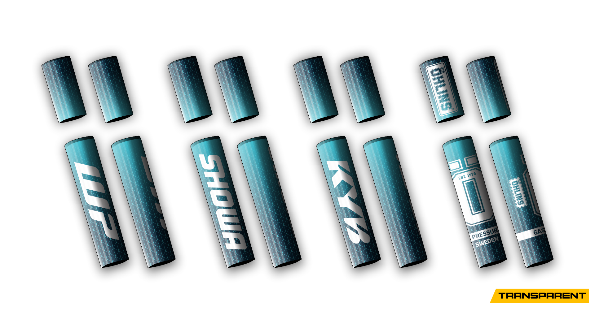 4 PCS Forks Set - Transparent - Lunara