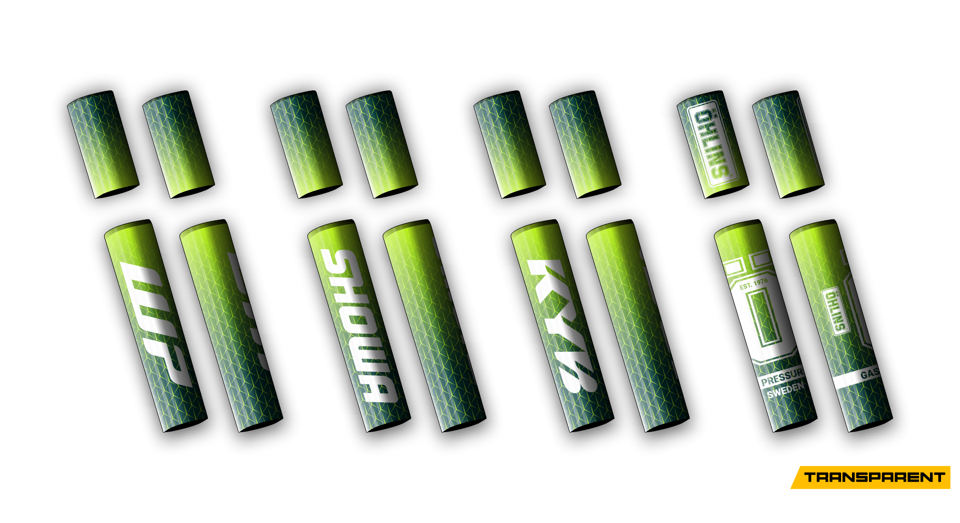 4 PCS Forks Set - Transparent - Mossira