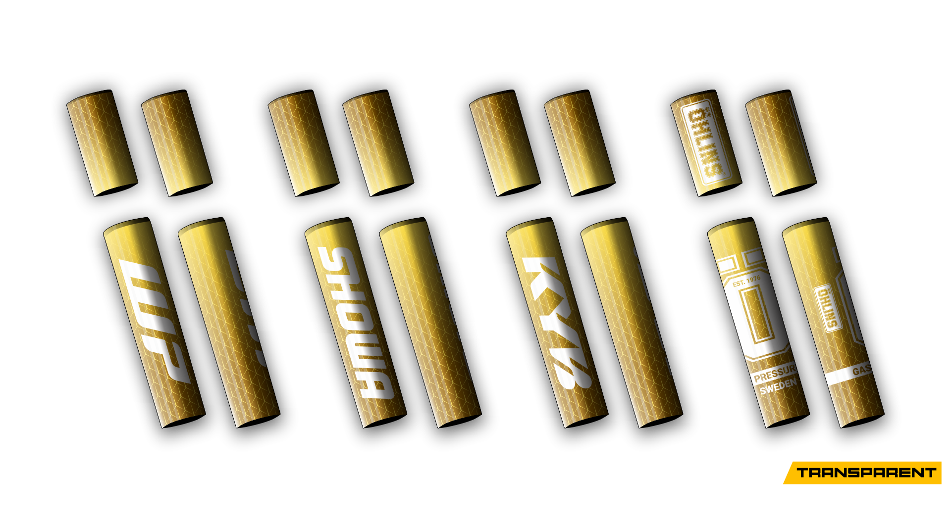 4 PCS Forks Set - Transparent - Solara