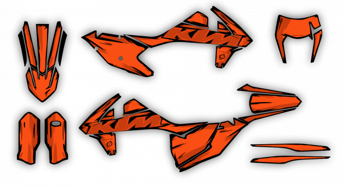 Stock Kit - 554 - KTM - EXC EXC-F -Artlex-E - R1