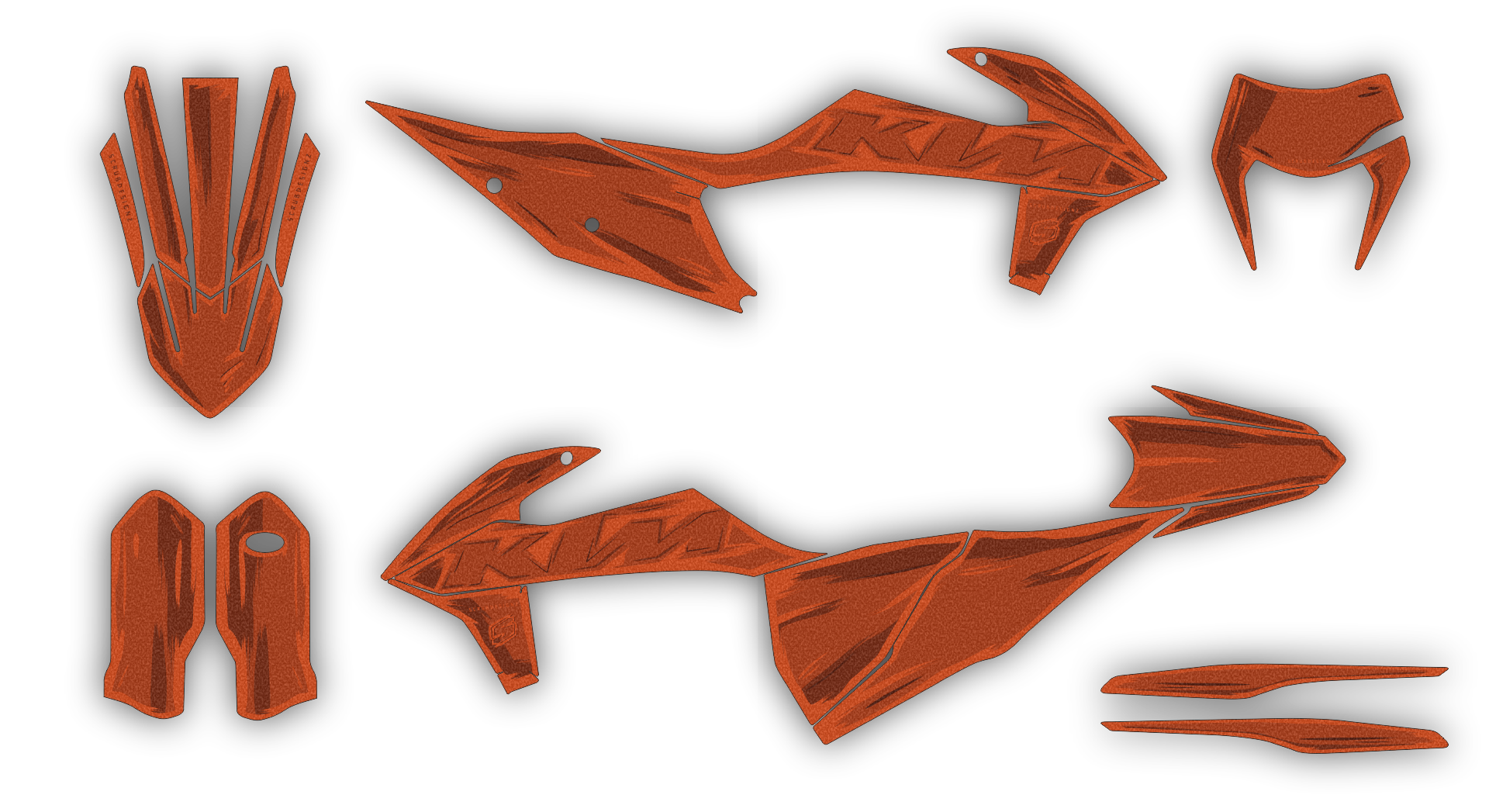 Stock Kit - 566 - KTM EXC-EXC-F-XC-W 20-23 ARTLEX R1