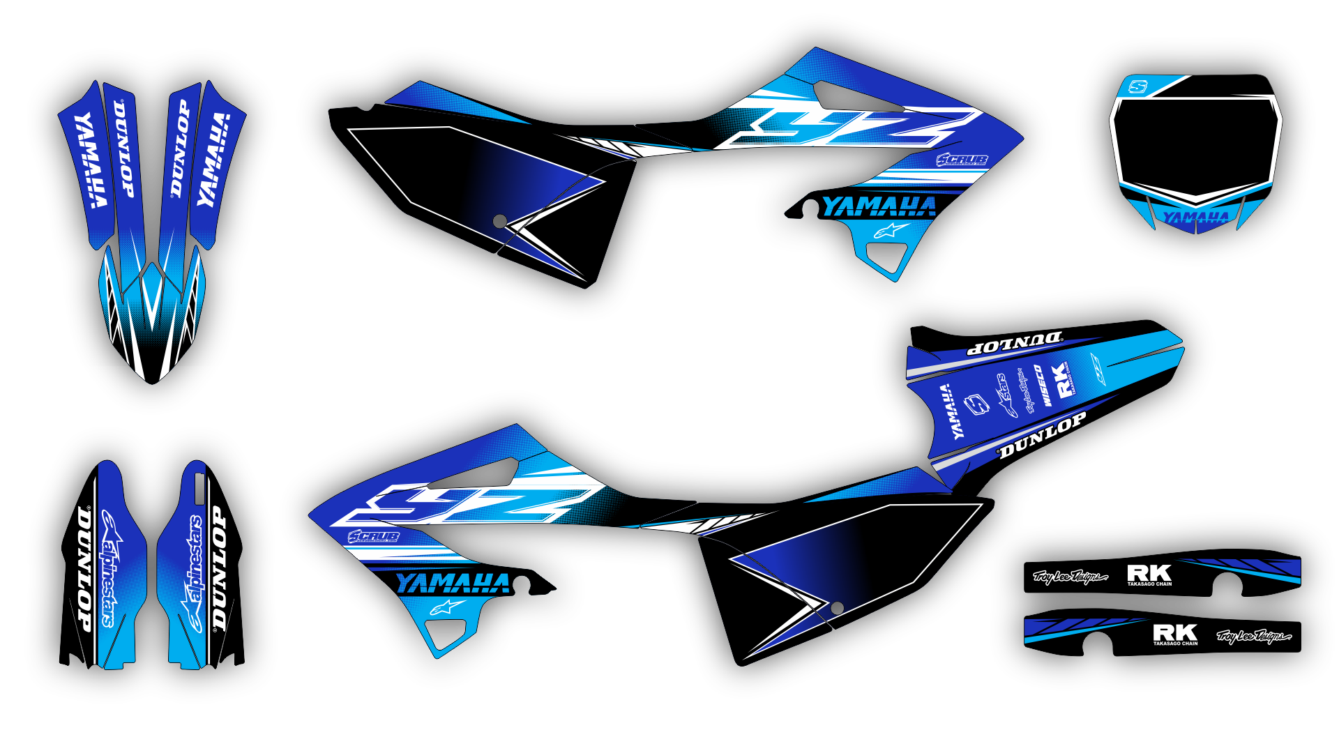 Stock Kit - 530 - Yamaha YZF 450 23 - FACTORY REPLICA 4 LE