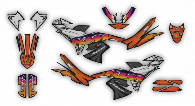 Stock Kit - 545 - Ktm 300 Exc 2011 BP - SO11807