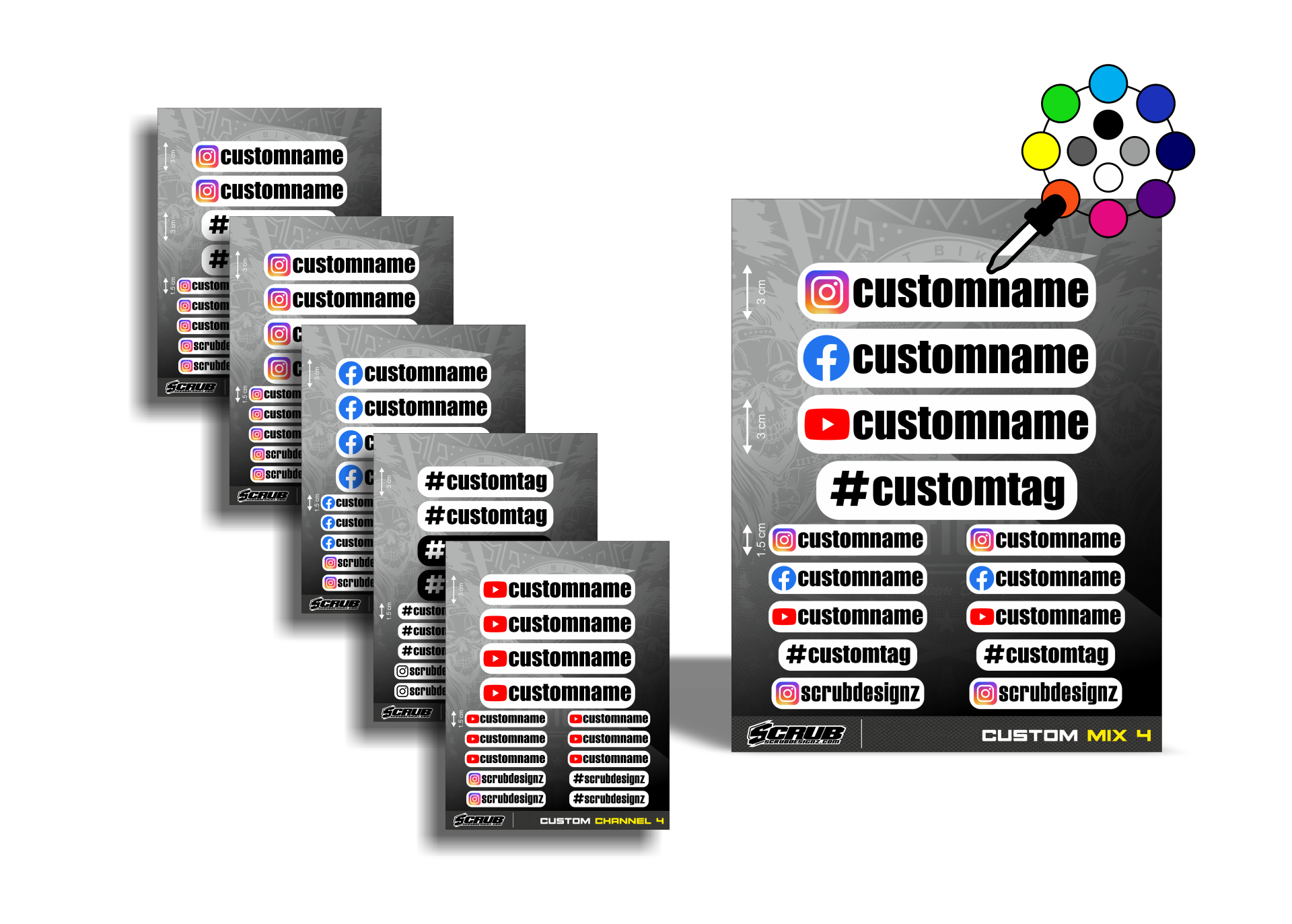 STICKERS - SOCIAL NETWORKS