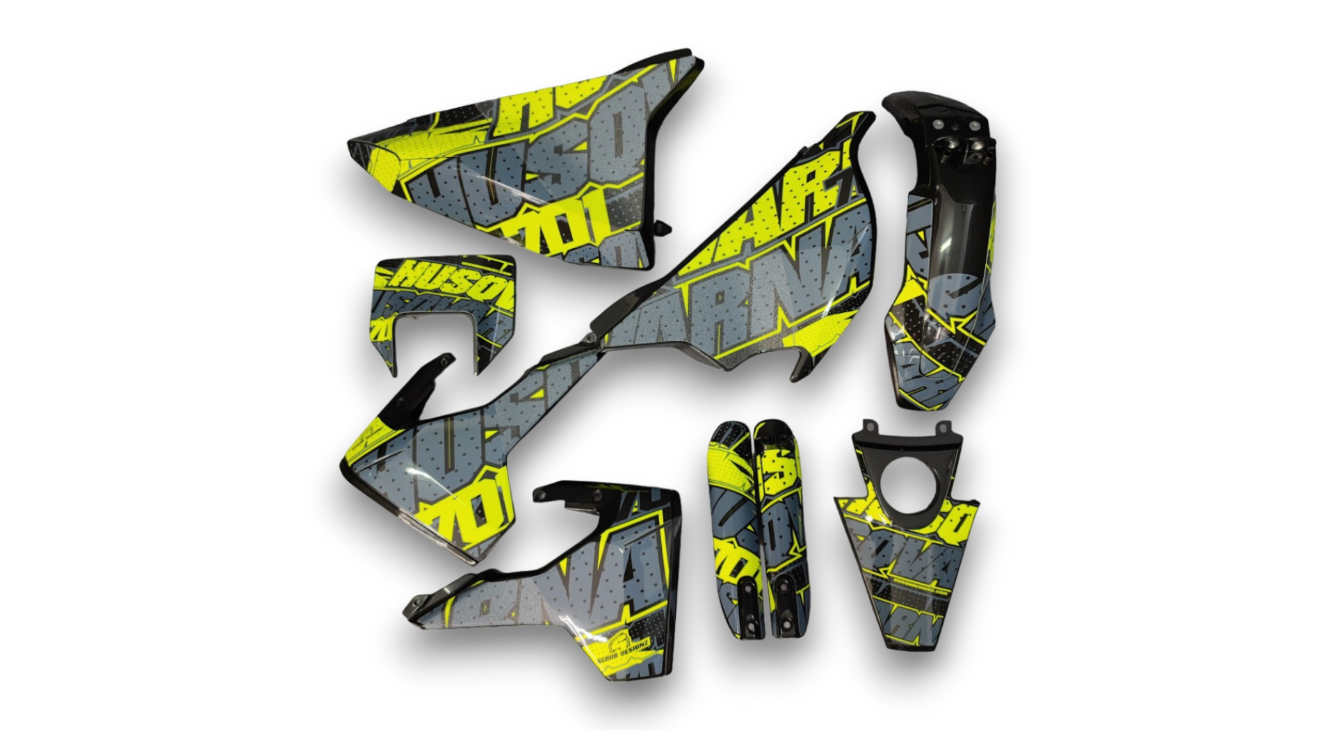 パーツ Husqvarna Plastic parts kit 701Supermoto Husqvarna Motorcycles Plastic Parts Kit (TE/FE) (150-501) (2024+)