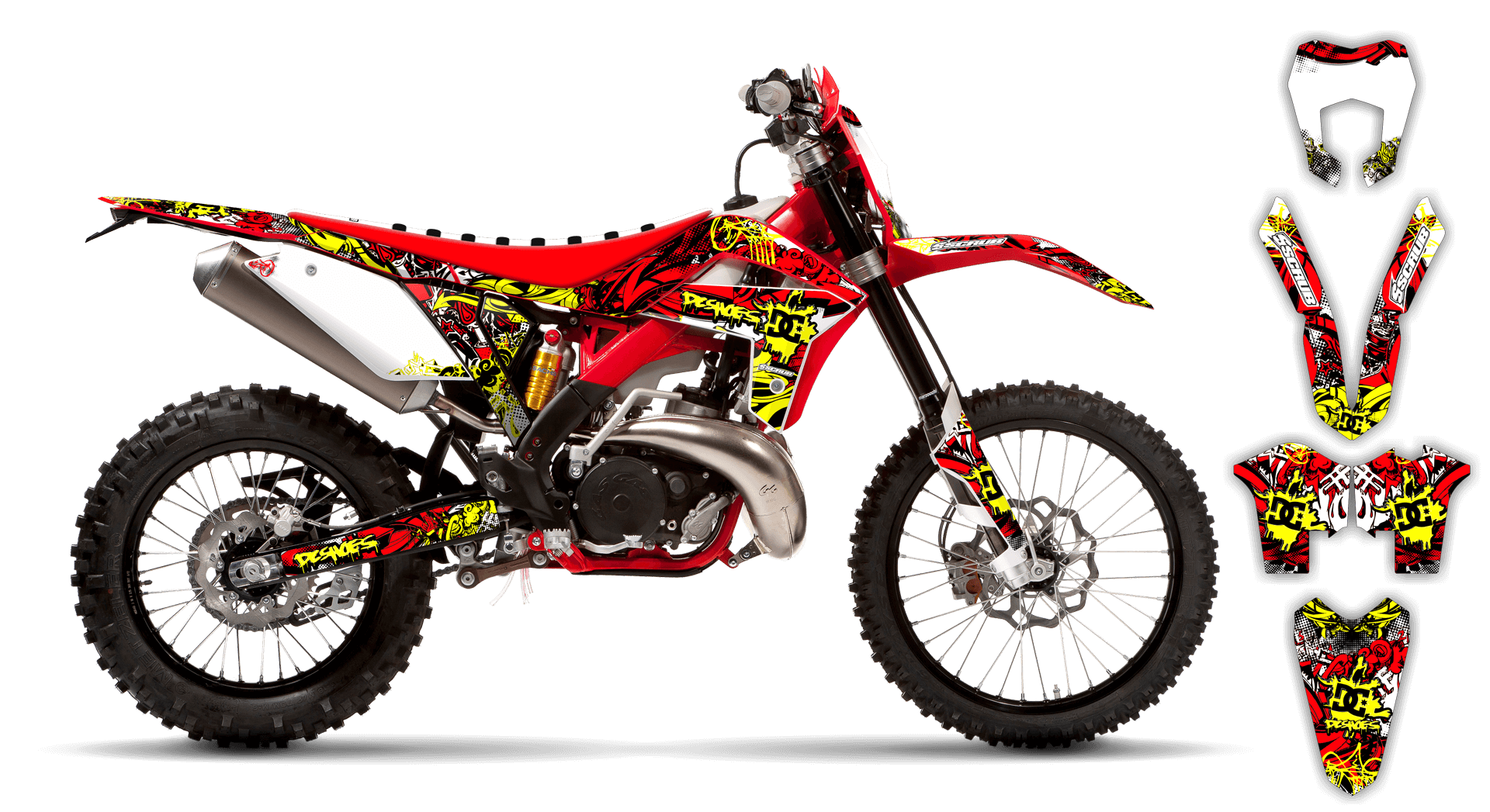 Gas Gas EC 125 2011 Kit De Adhesivos Attack R1