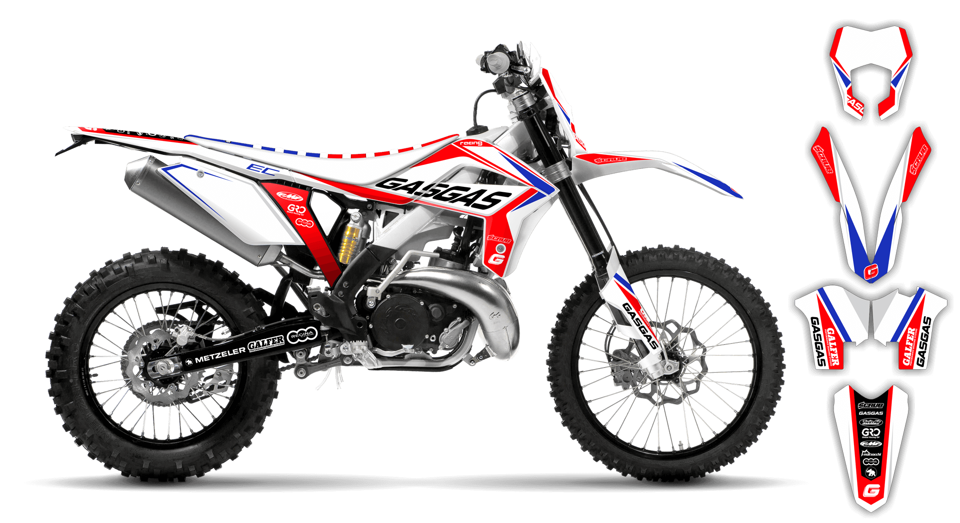 Gas Gas EC 125 12-13 2-Stroke Graphics Kit Compulsion R1