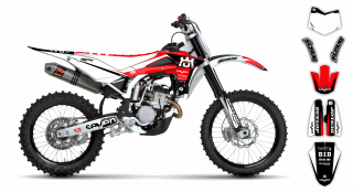 Husqvarna 05 13 TC 250 2008 2013 Kit De Adhesivos H6 LE