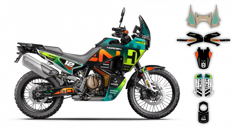 Husqvarna 14->  Norden 901 2020-2024 - Graphics Kit - Dekor Kit - Kit Déco - Detour ST
