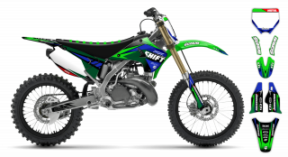 Kawasaki KX 100 2001 2013 Graphics Kit Ragnar LE