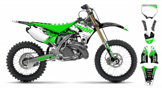 Kawasaki KX 100 2001 2013 Graphics Kit Sledge ST