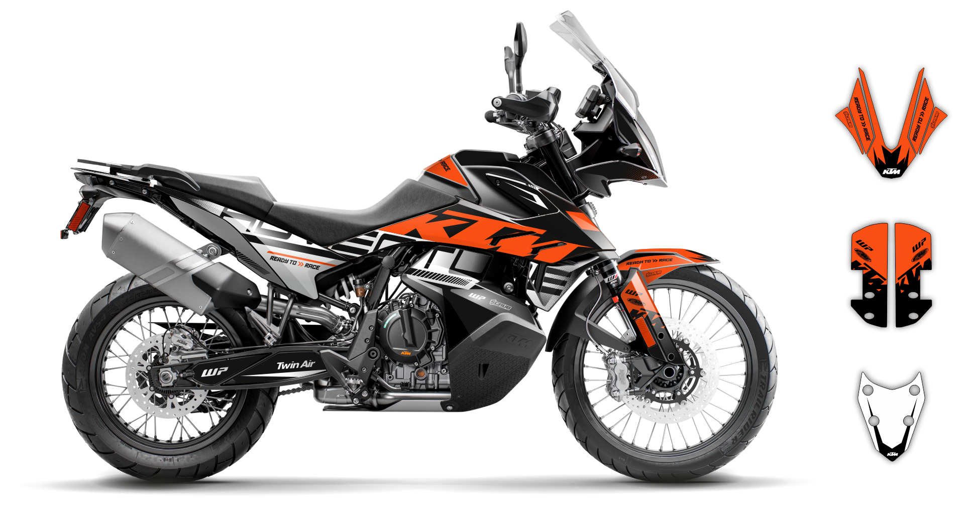 KTM 790/890 ADV highシート KTM 790/890 Adventure R/S GRAPHICS - 