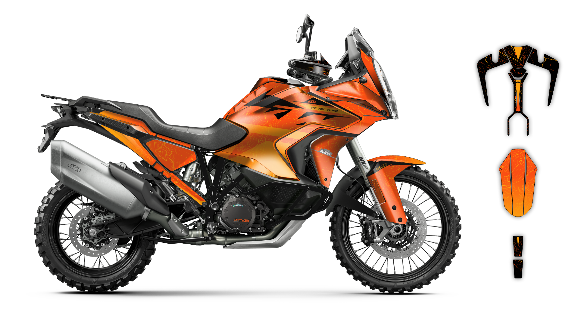 Graphics Kit Ktm Super Adventure R 2021 AltRider Decal Kit For The