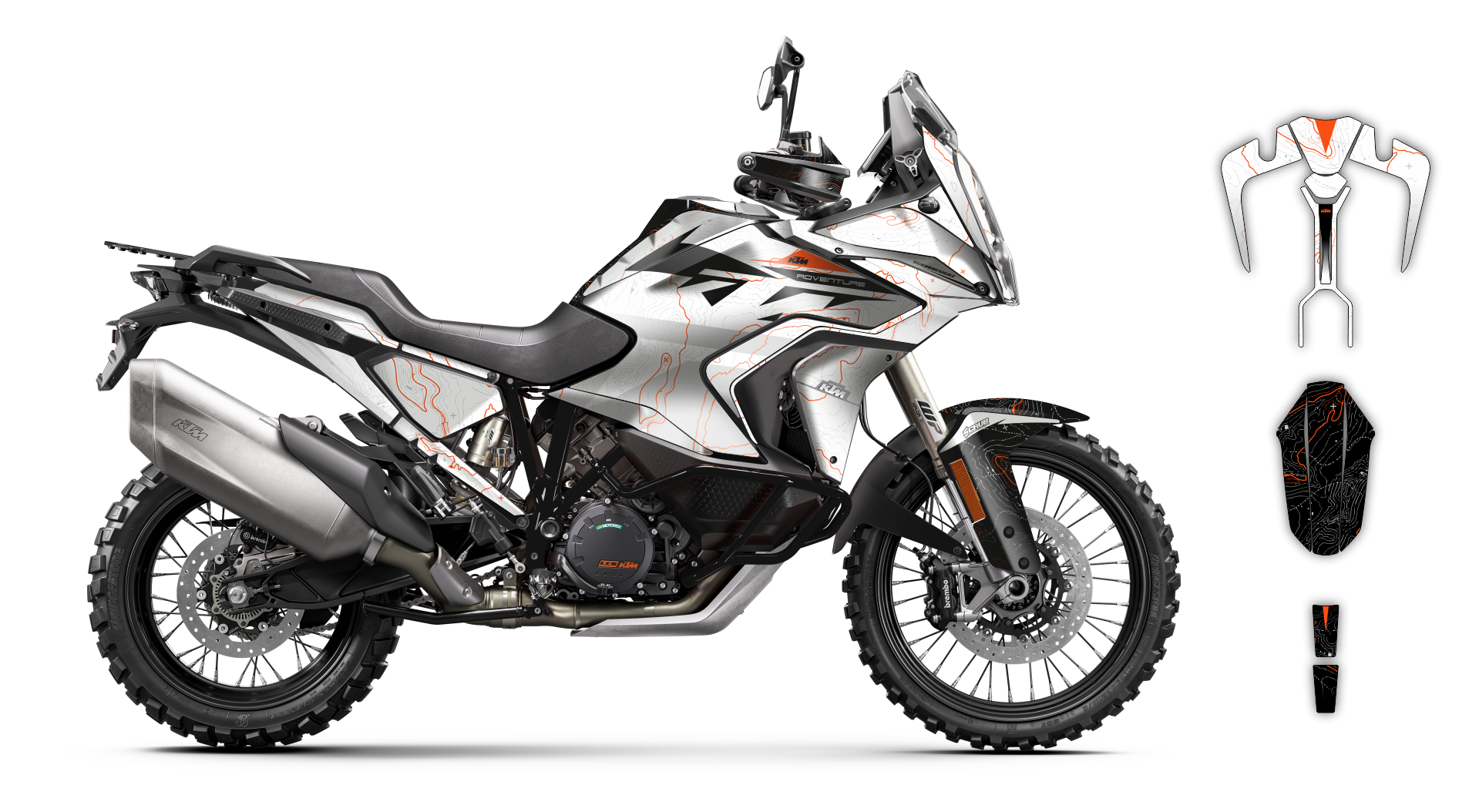 Custom Ktm 1290s KTM 1290 SUPER ADVENTURE S 2021-2023 Graphics Kit