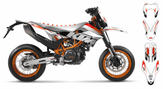 KTM SMC-R 690 2012-2018 Graphics Kit K2 R1