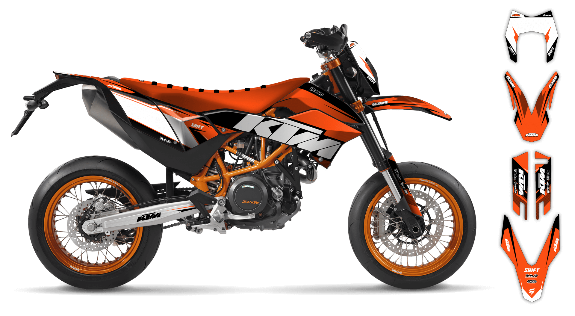 KTM SMC-R 690 2012-2018 Graphics Kit K2 ST