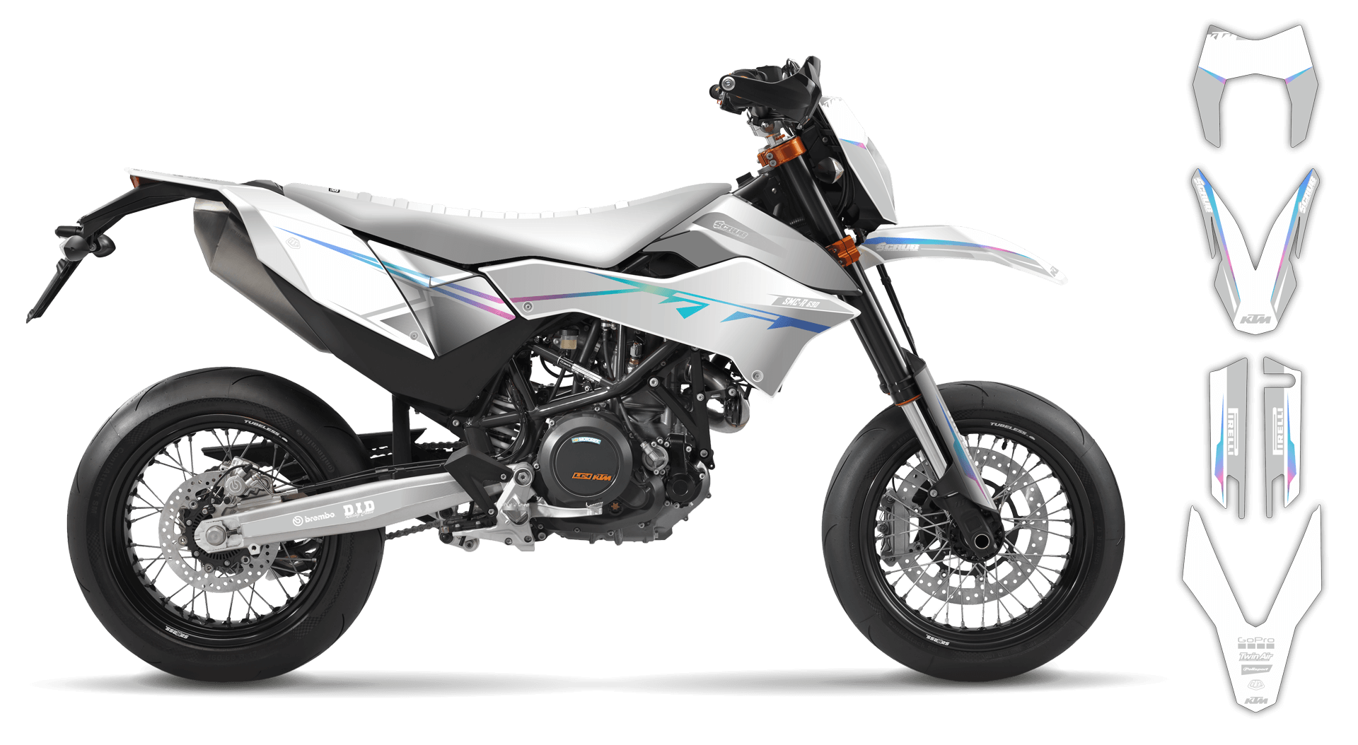 KTM SMC-R 690 2012-2018 Graphics Kit Shift LE
