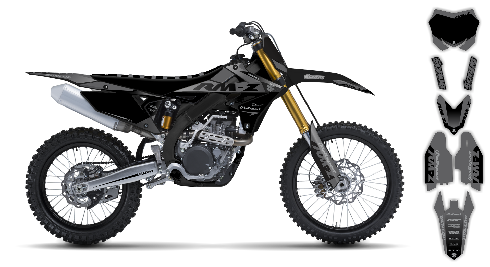 Suzuki RMZ 450 2018-2025 Graphics Kit - SE1029 LE