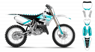 Yamaha YZ 125 1996-1999 Kit De Adhesivos Corgis R1