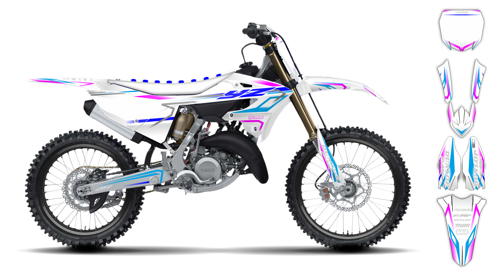 Yamaha YZ 125 2022-2025 Graphics Kit SE1088 R2