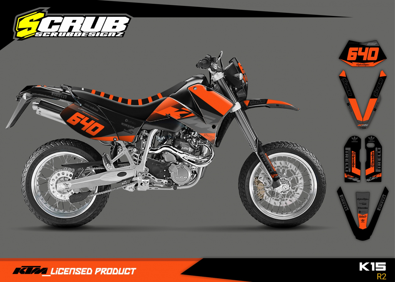 1999 Ktm 640 Enduro K15 R2 KTM LC4-SMC 1999-2005