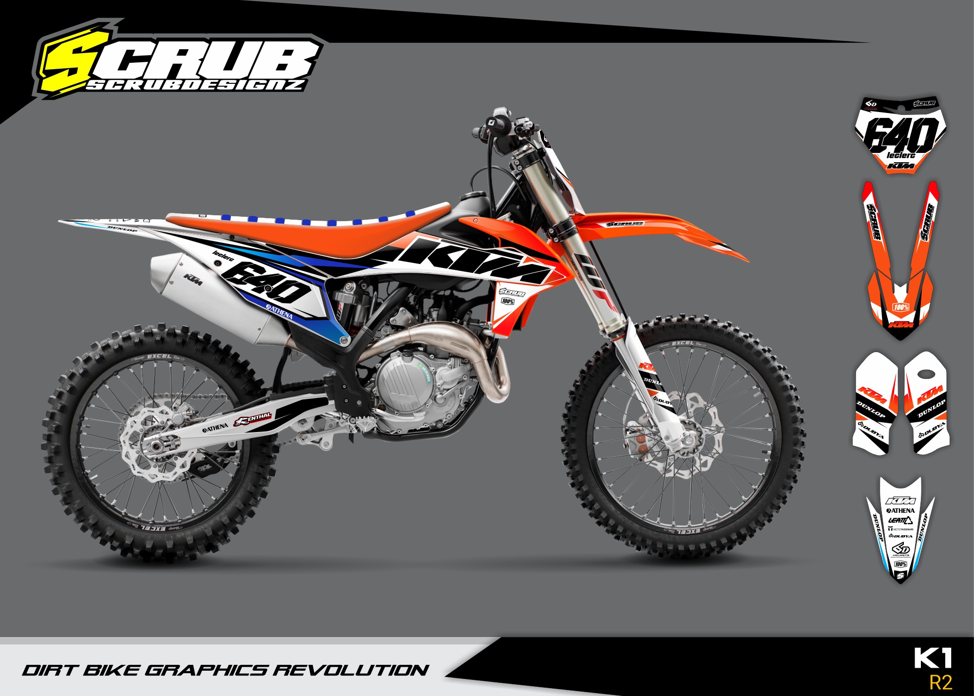 Motorcycle 2019 Ktm Sxf 350 YOSHIMURA RS-12 Titanium Full Exhaust