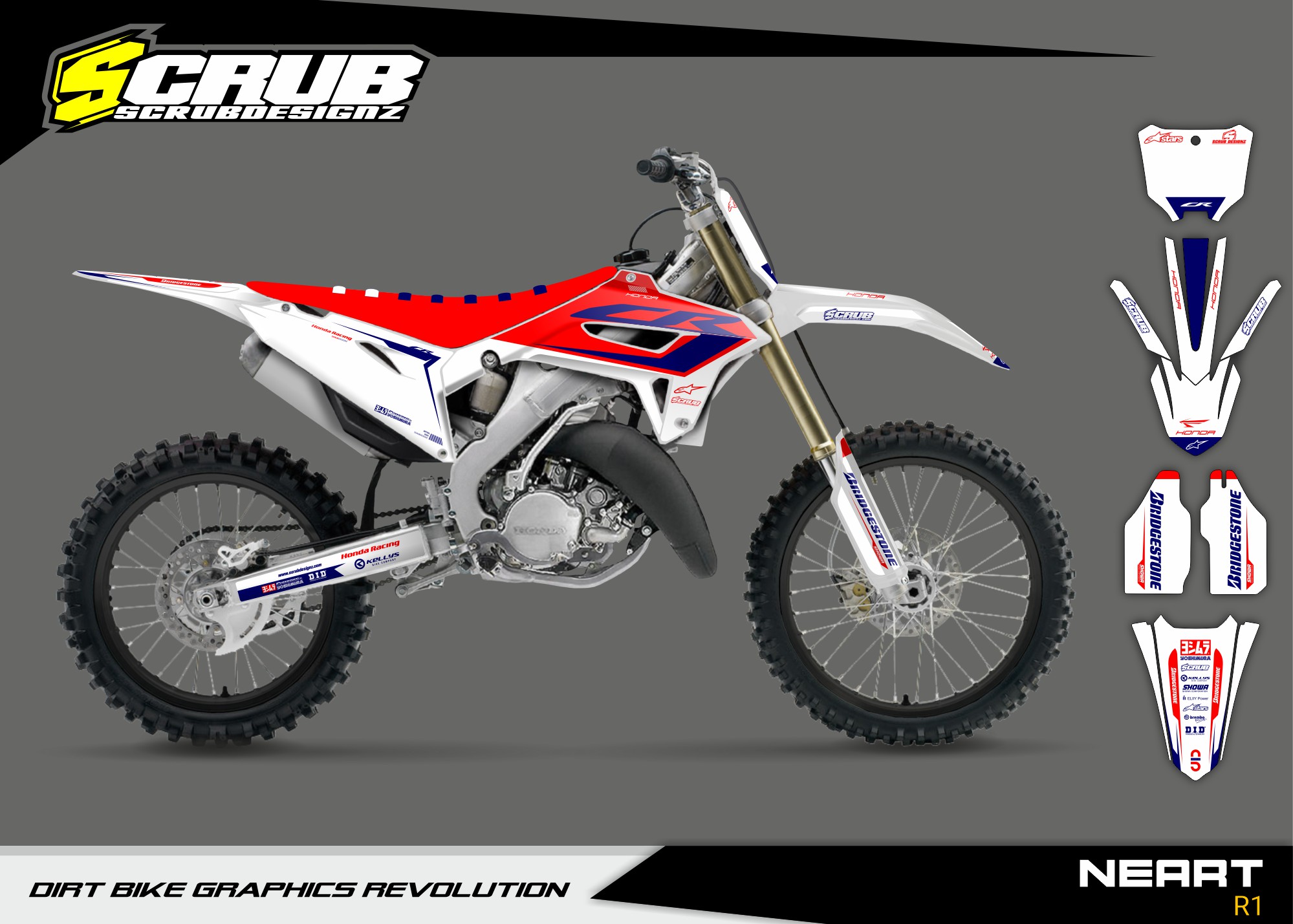 Honda CR 125 250 RESTYLE 2002 2007