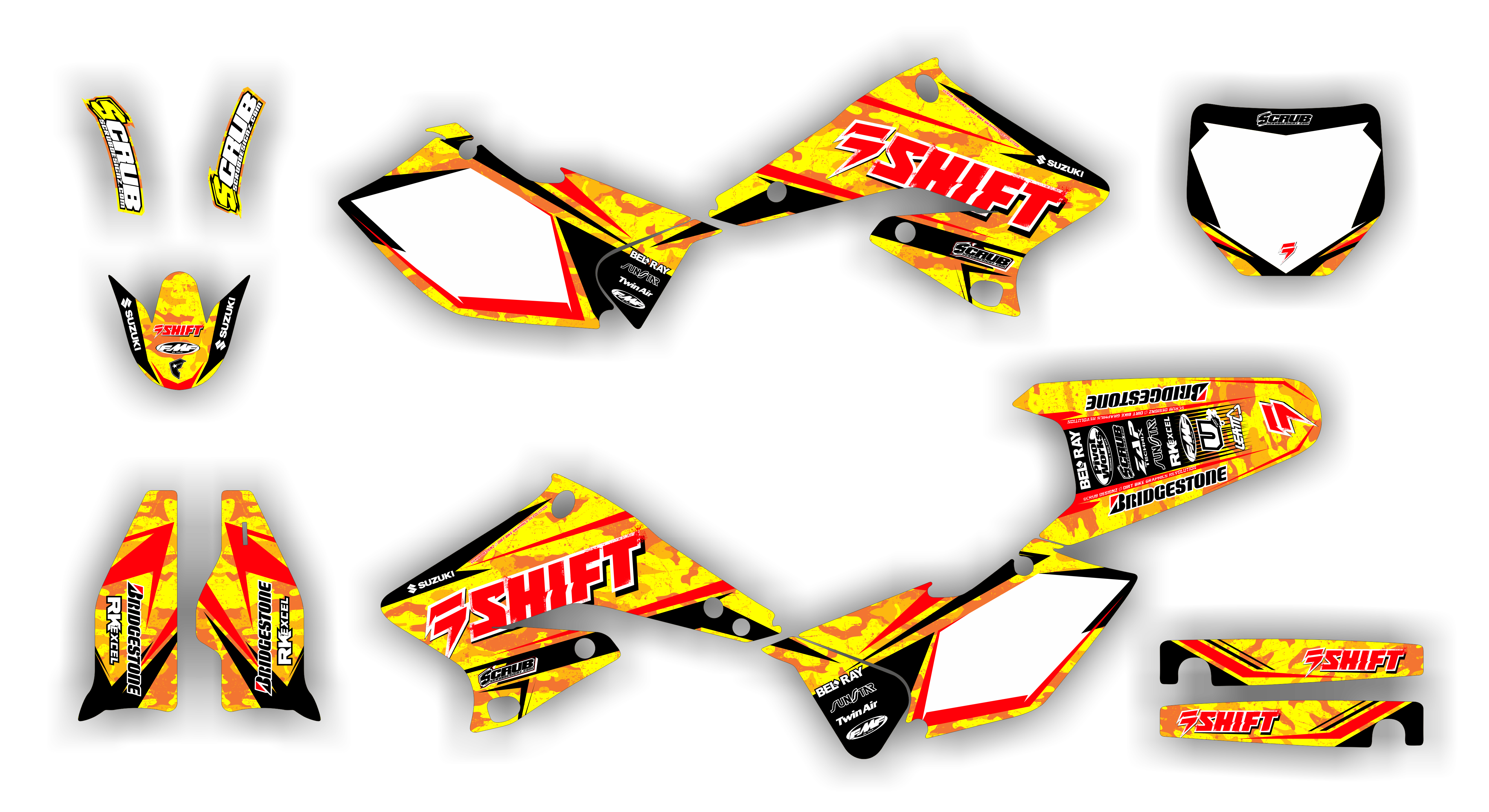 Stock Kit - 451 - Suzuki RMZ 250 04-06 - STEP UP ST
