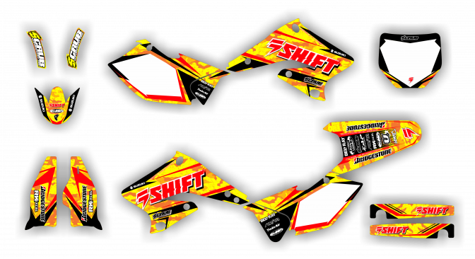 Stock Kit - 451 - Suzuki RMZ 250 04-06 - STEP UP ST