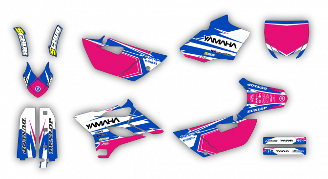 Stock Kit - 454 - YZ 85 02-14 RESTYLED - FACTORY REPLICA LE