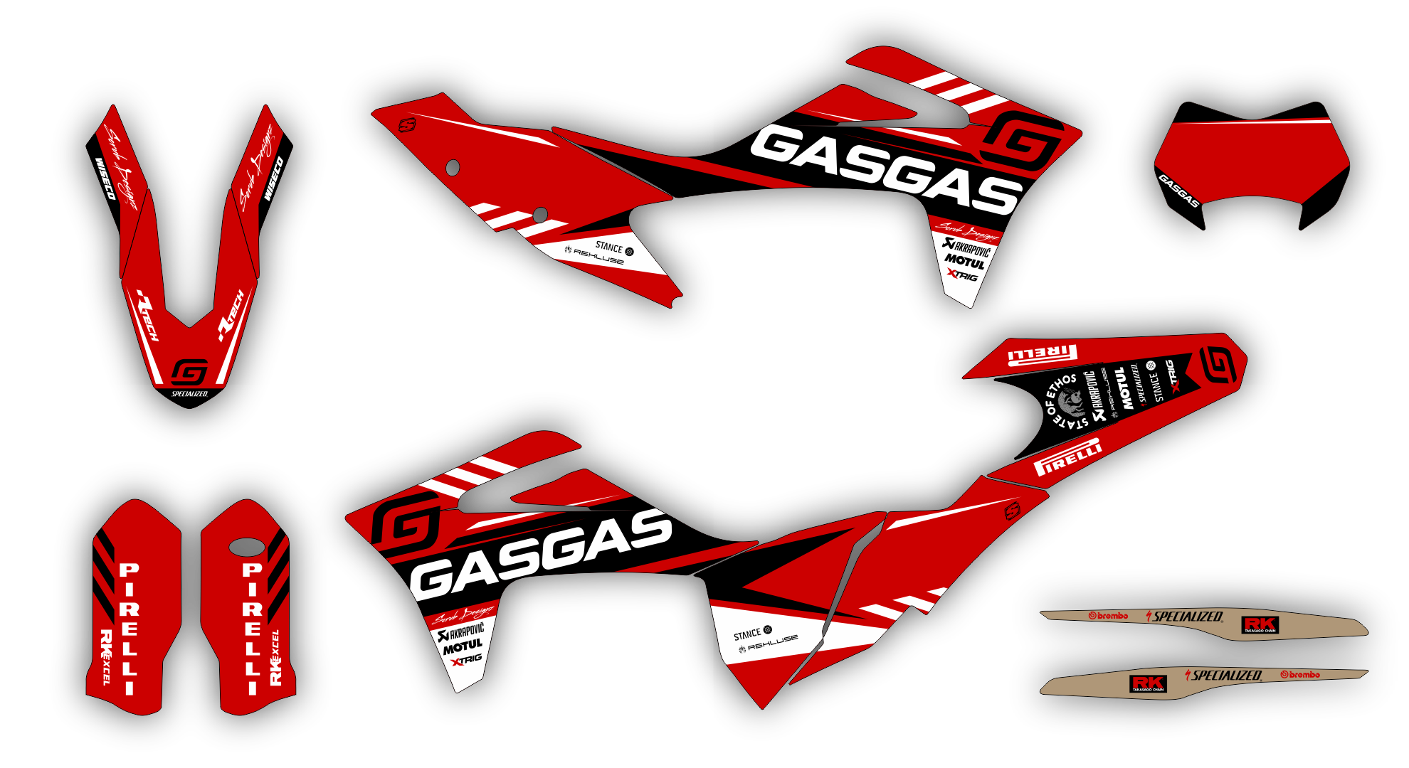 Stock Kit - 455 - GAS GAS EC 20-23 - G2 ST