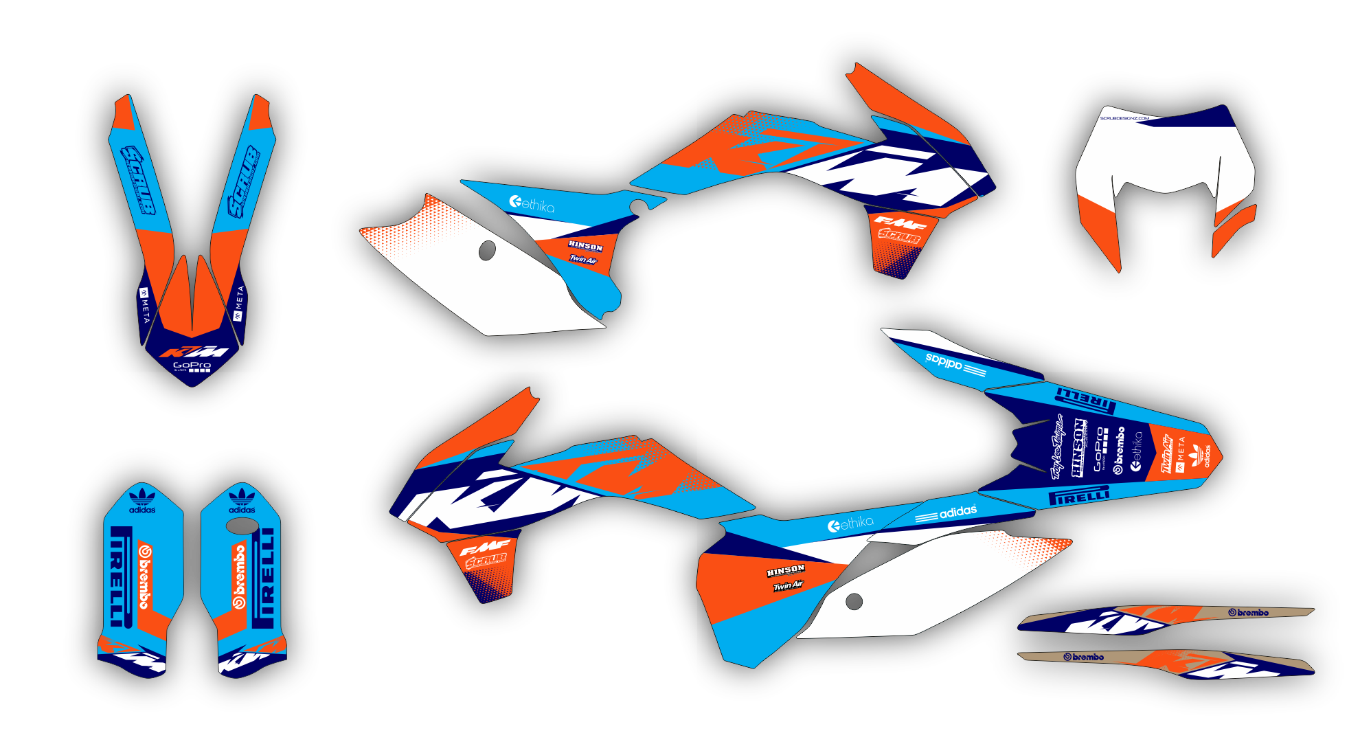 Stock Kit - 456 - KTM EXC 14-16 - K15 R3