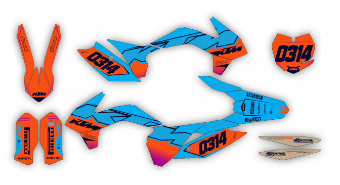 Stock Kit - 463 - TC - FC 125 250 350 450 - 19-22 - H-SE1068 R1