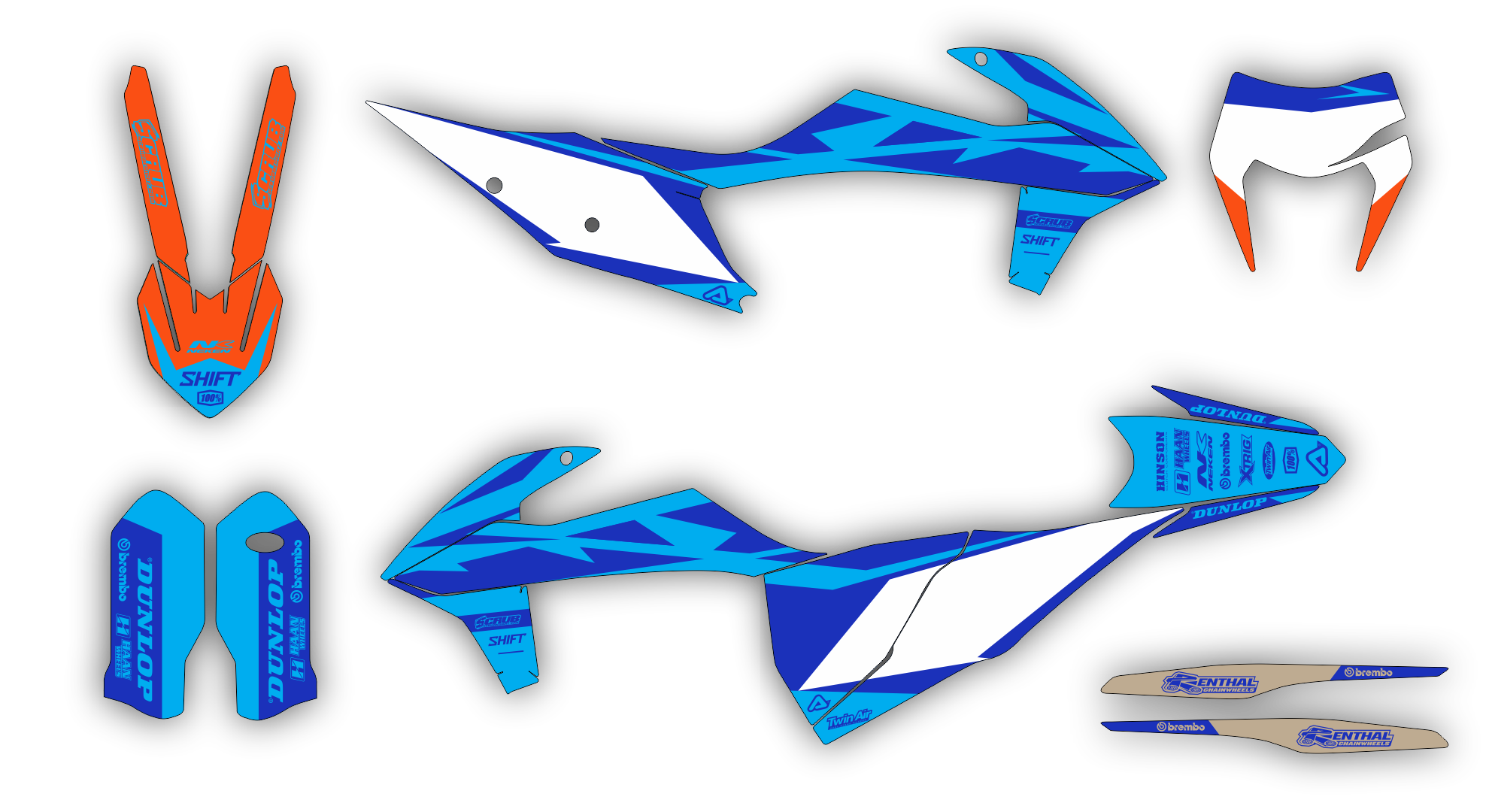 Stock Kit - 468 - KTM EXC 20-23 - SE1025 R3