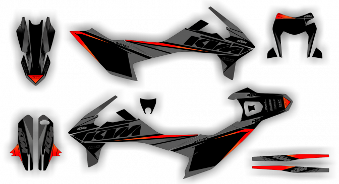 Stock Kit - 487 - KTM SMC-R 690 19-23 - K12 R1