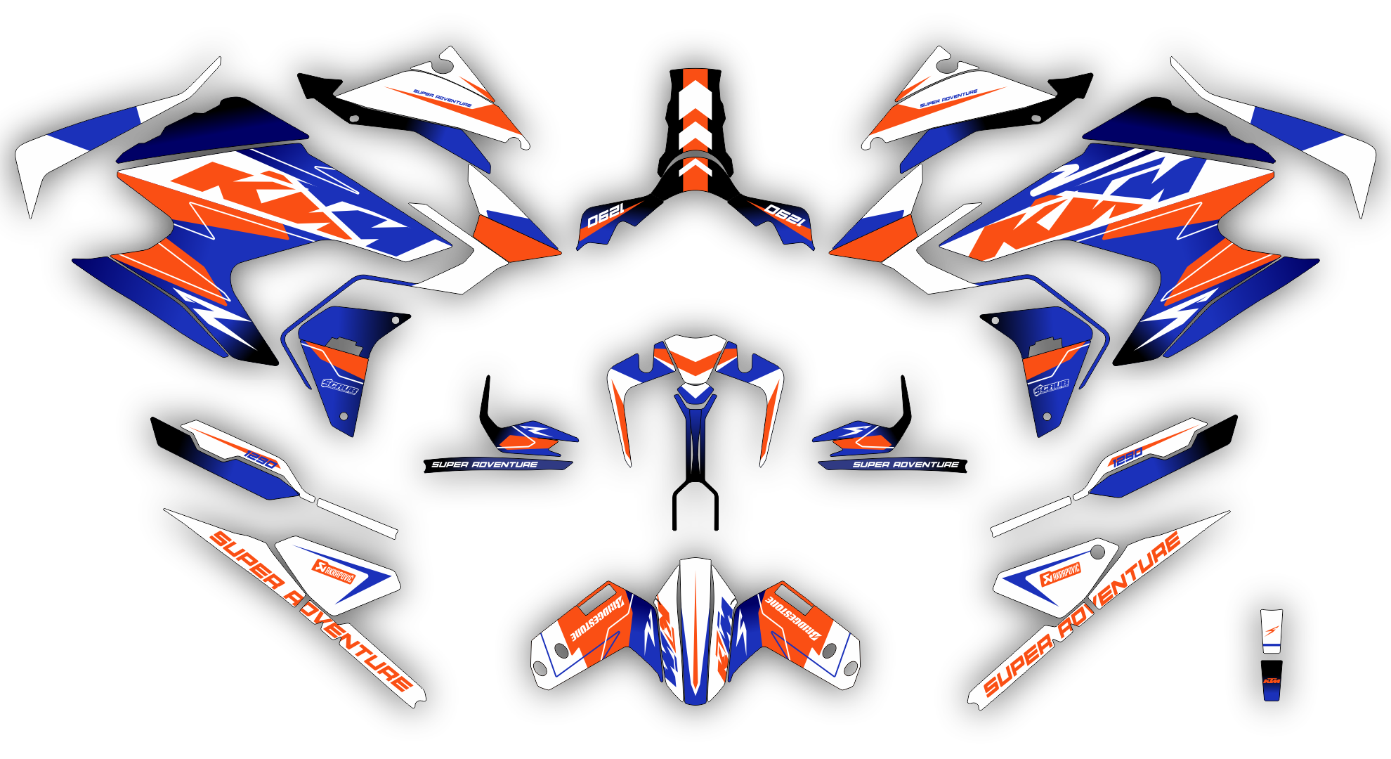 Stock Kit - 490 - KTM ADVENTURE 1290 R & S 21-22 - K-SE1109 ST