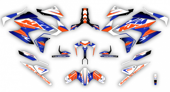 Stock Kit - 490 - KTM ADVENTURE 1290 R & S 21-22 - K-SE1109 ST