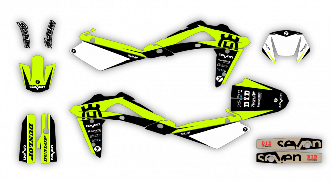 Stock Kit - 503 - Husqvarna IT TE 450 510 05-07 - FLUO H6 ST