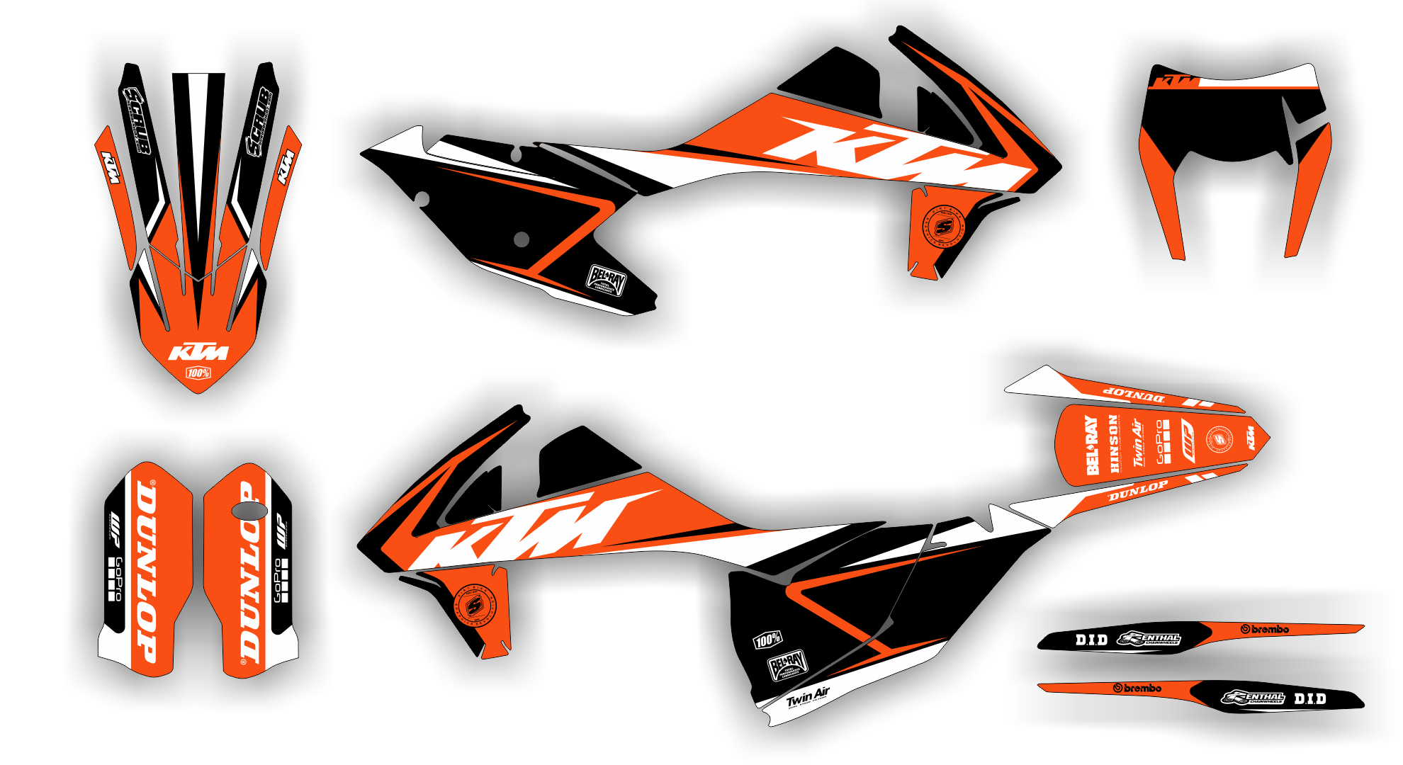 Stock Kit - 504 - KTM EXC 17-19 - K17 LE