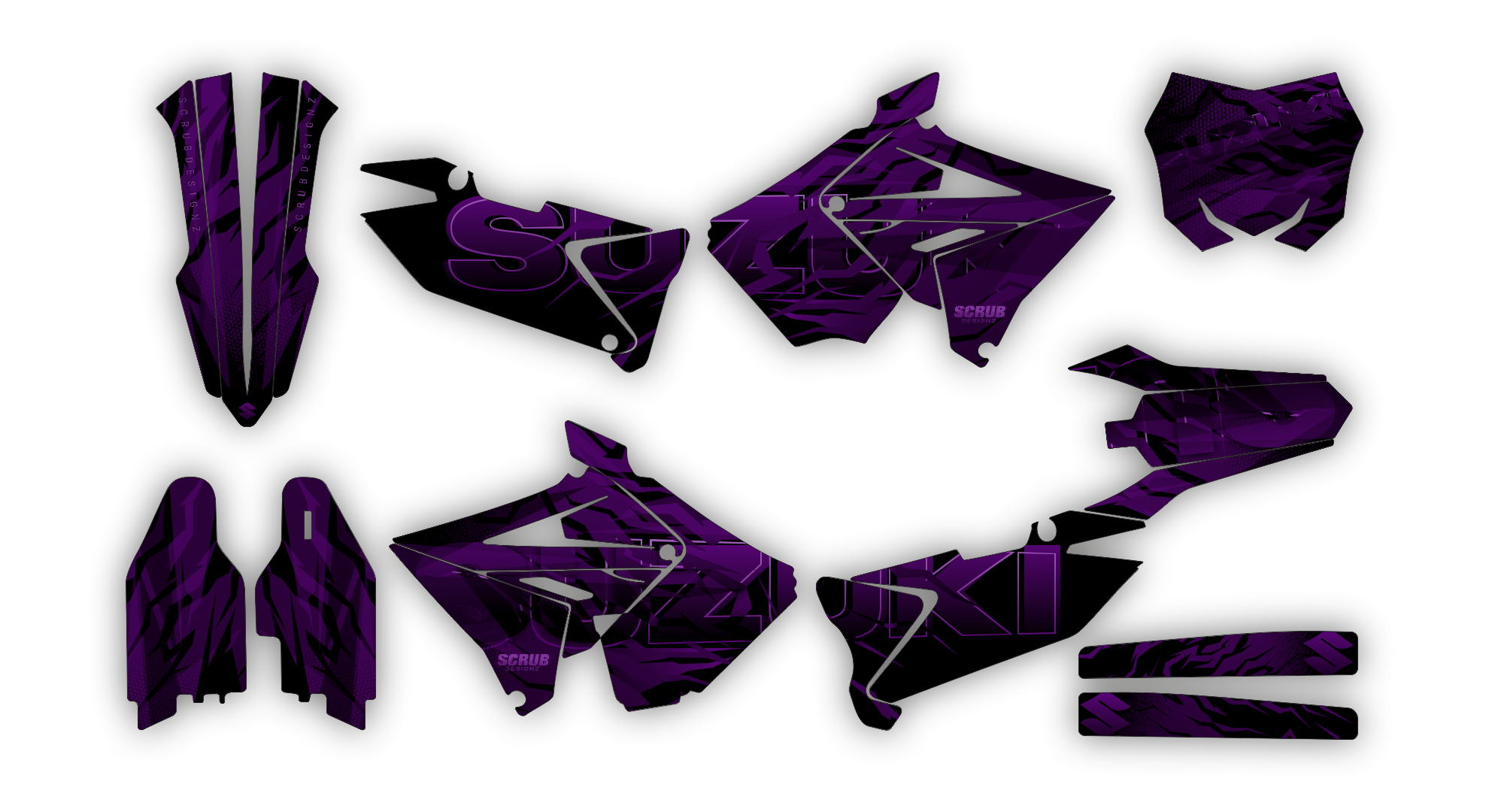 Stock Kit - 508 - Suzuki Polisport restyle RM 01-08 - CUSTOM