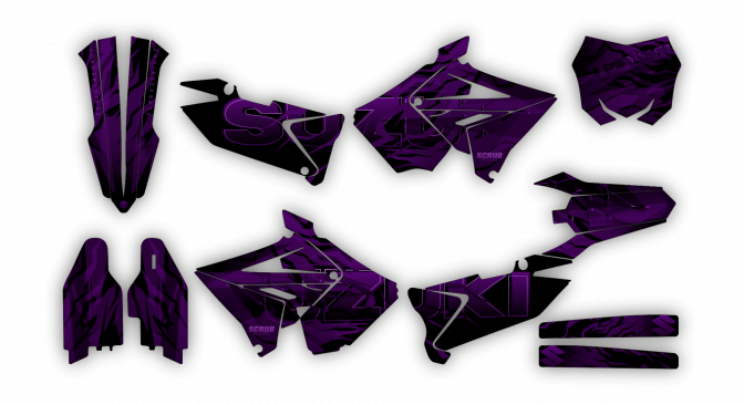 Stock Kit - 508 - Suzuki Polisport restyle RM 01-08 - CUSTOM