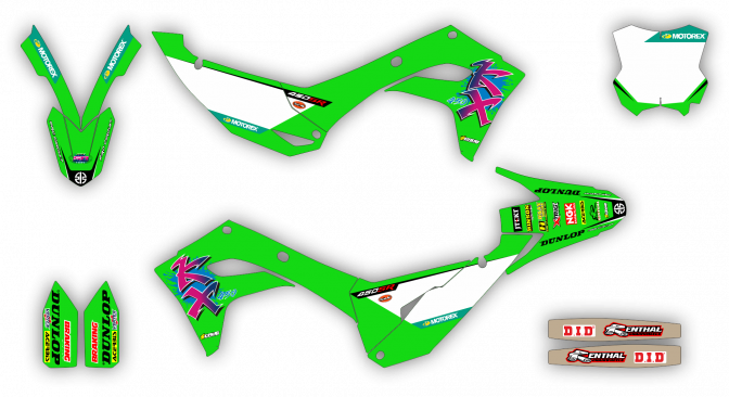 Stock Kit - 509 - Kawasaki KXF 450 21-23 - CUSTOM