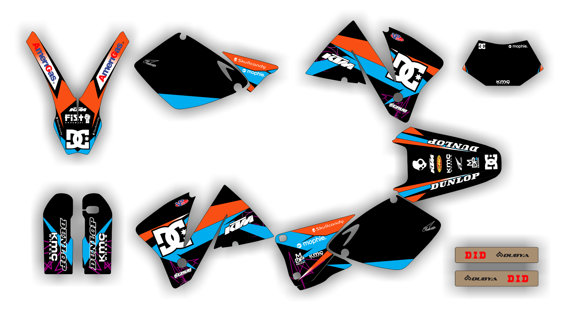 Stock Kit - 510 - KTM EXC  2003 2004  - Pipeline ST