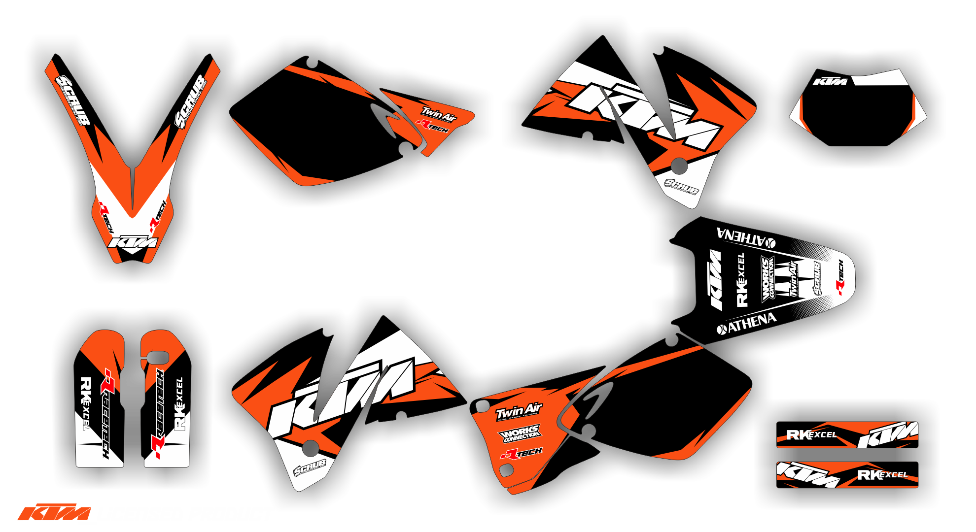 Stock Kit - 514 - Ktm EXC-EXC-F 98-02 - K10 ST