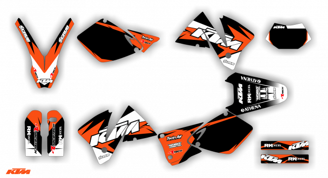 Stock Kit - 514 - Ktm EXC-EXC-F 98-02 - K10 ST