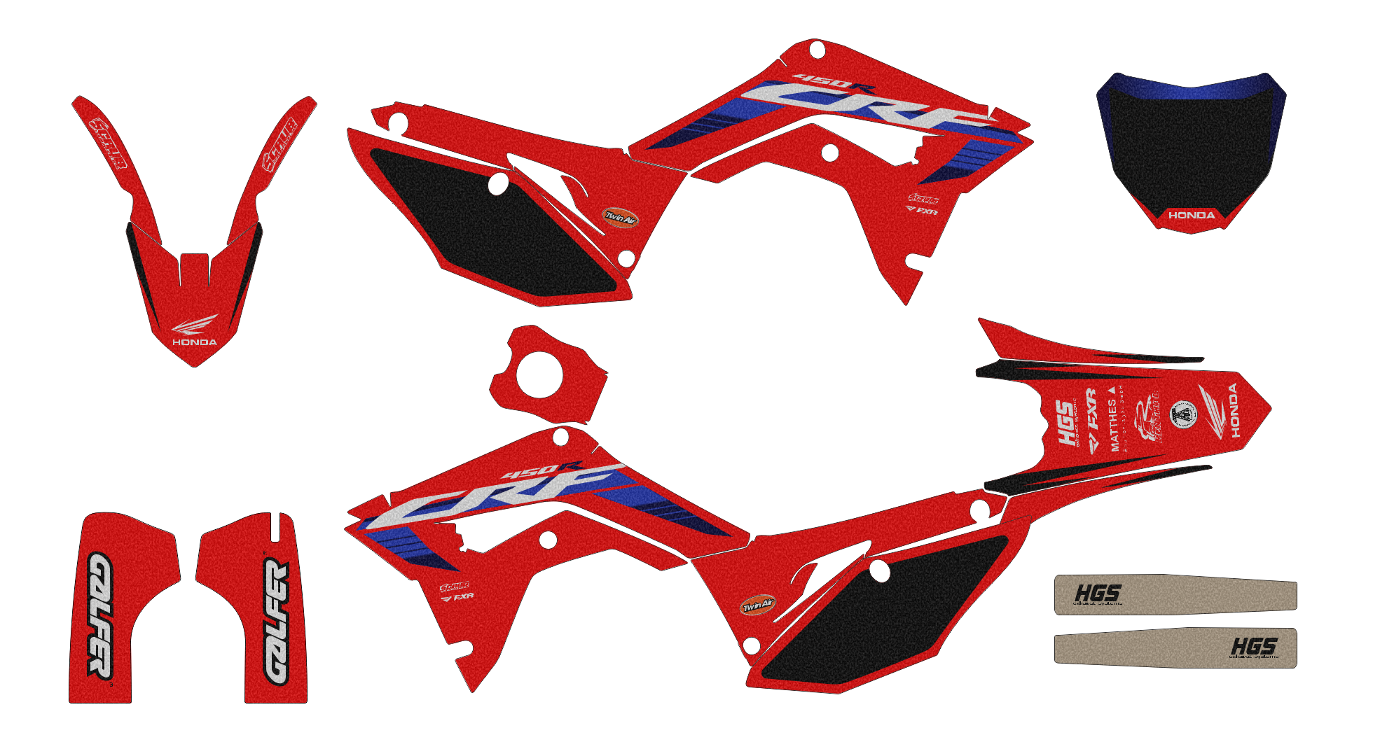 Stock Kit - 515 - Honda CRF 450R 17-20 - CUSTOM