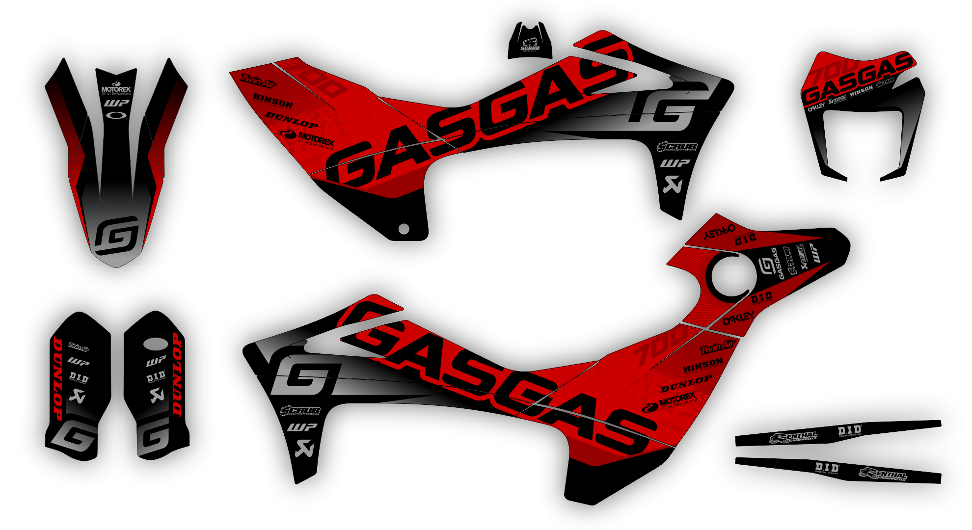 Stock Kit - 519 - Gas gas ES 700 22 - SE1106 ST