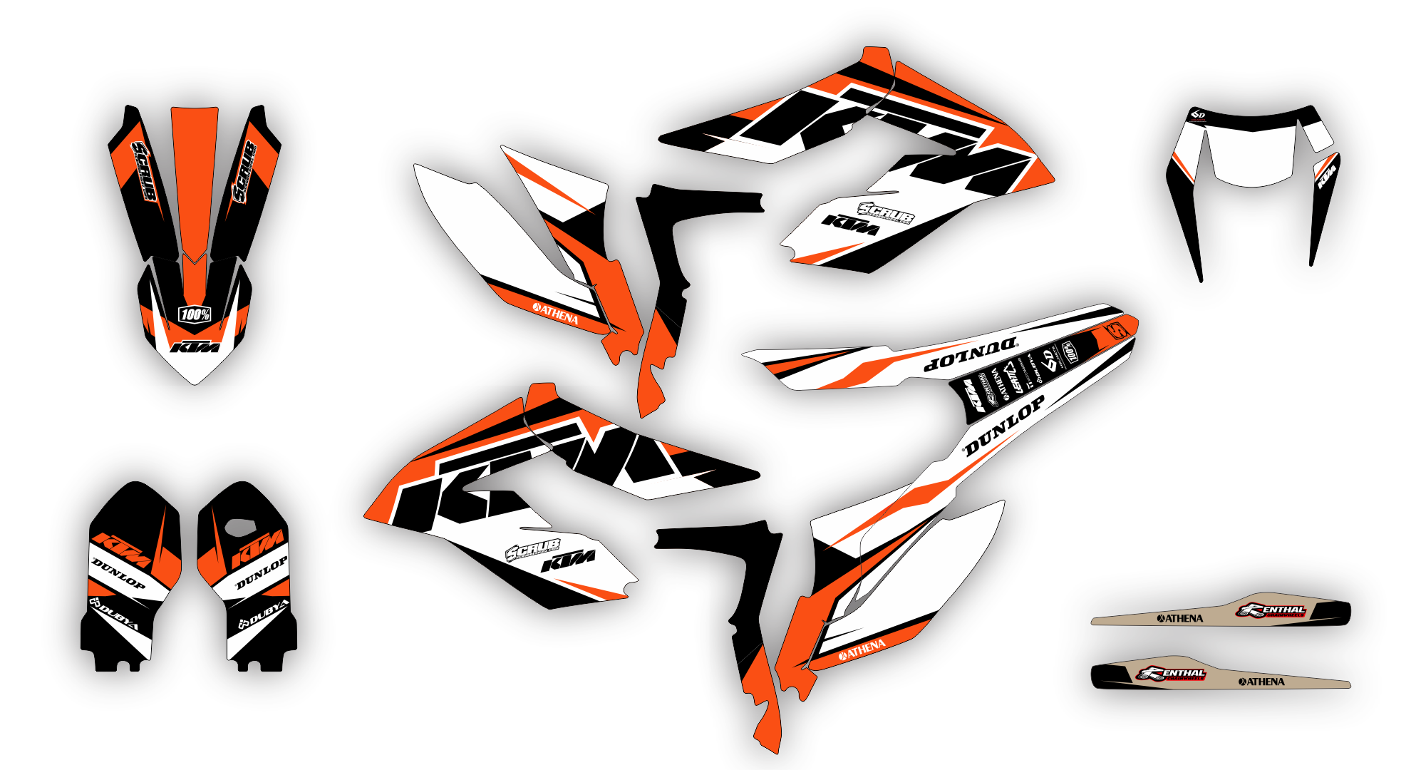 Stock Kit - 524 - Ktm FREERIDE 250R 350R 12-20 - K1 LE